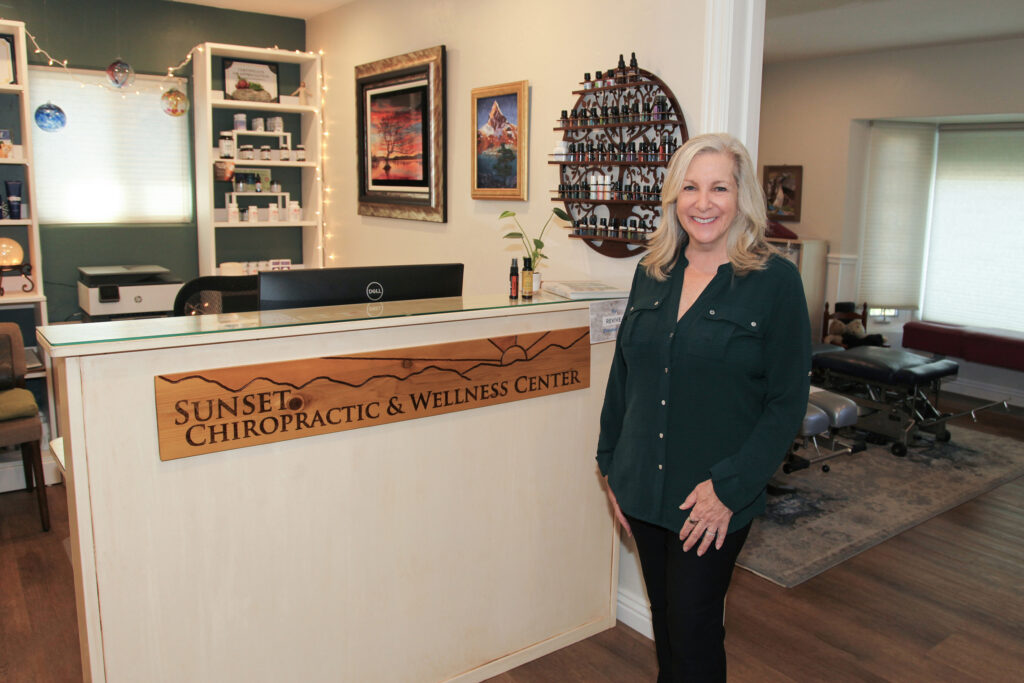Sunset Chiropractic & Wellness Center - Lobby with Dr. Liz